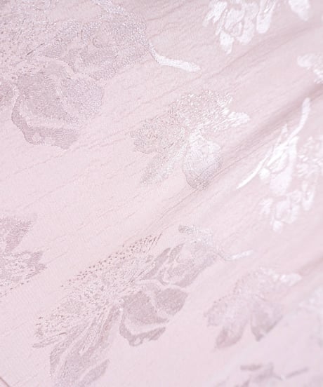 90s Dusty Pink Jacquard Mermaid Skirt