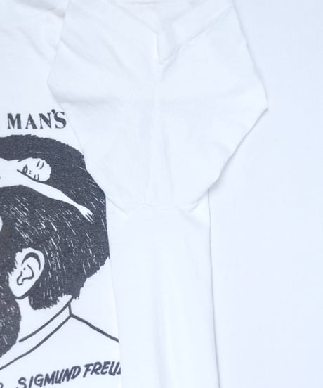 80s Hanes “WHAT’S ON A MAN’S MIND” 騙し絵Tシャツ / size M