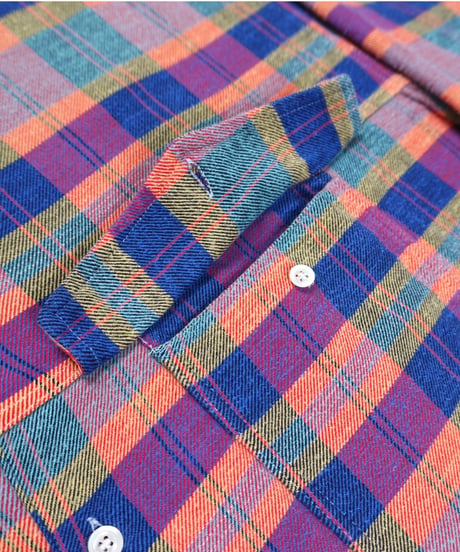 Multi-Color Check Flannel Shirt