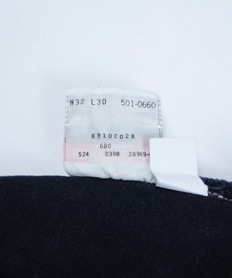 90s "Levi's 501" Black Jeans After-dyed "Made in USA" / W32 L30