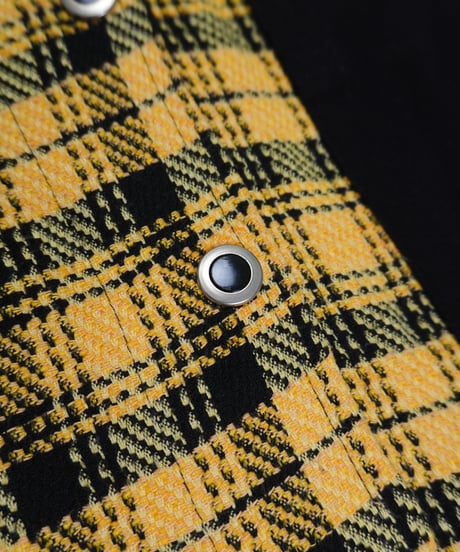 Oversized Black-Accent Check Shirt