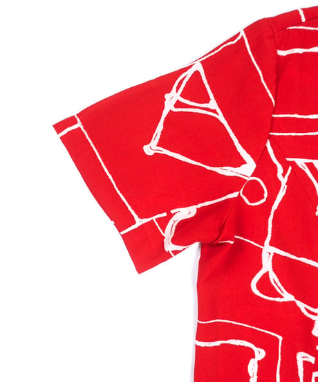 Graphic Line Red Shirt