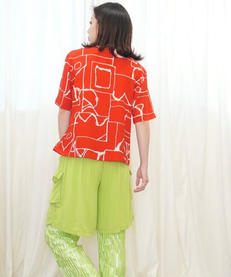Graphic Line Red Shirt
