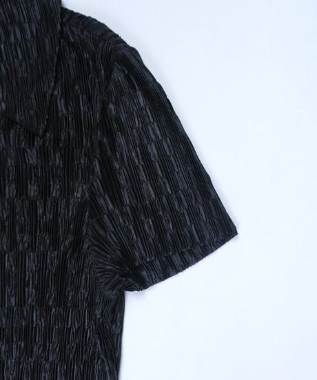 Glossy Pleated Shirt