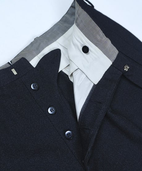 Two-Tuck Wool Slacks