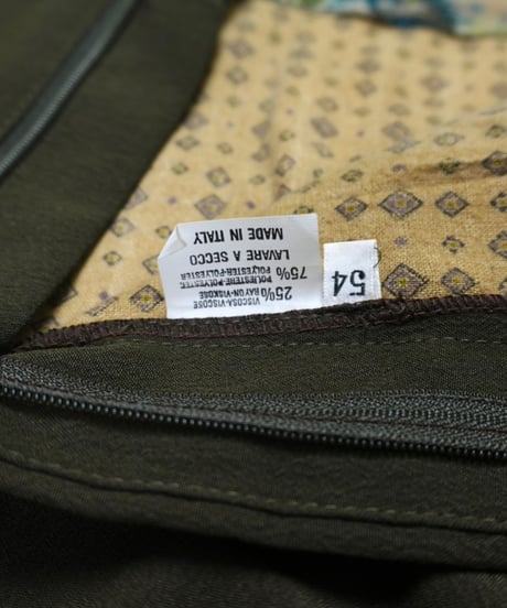 Two-Tuck Embroidered Slacks