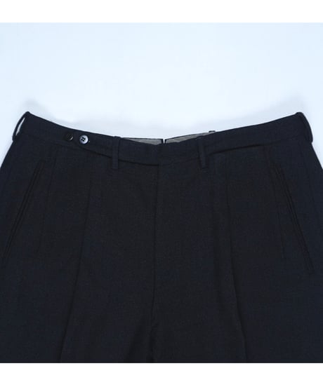 Two-Tuck Wool Slacks