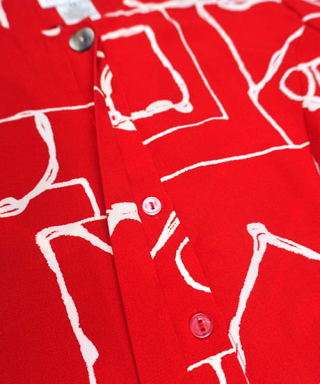 Graphic Line Red Shirt
