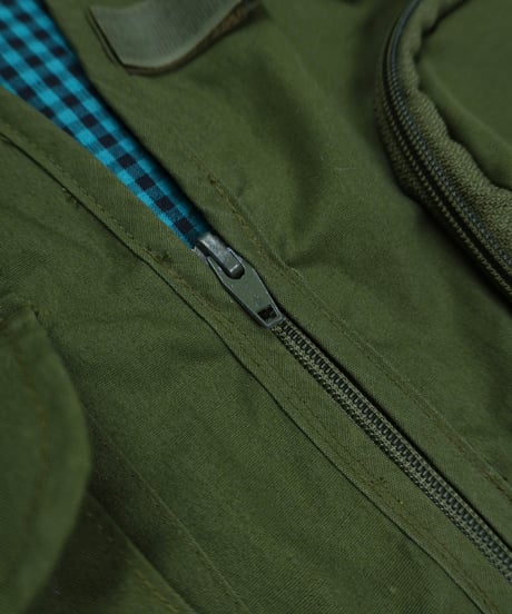Gingham Check Lined Fishing Vest