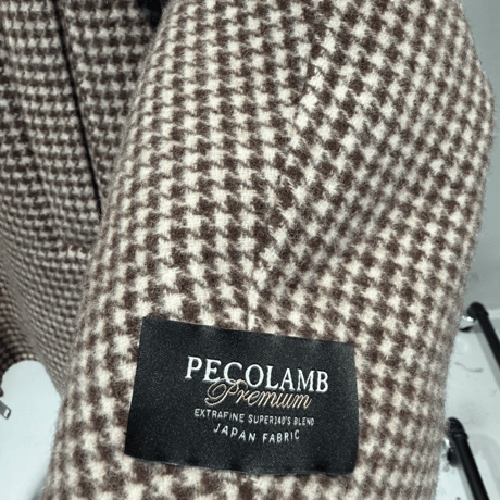 【9月14日13時オーダー〆切】  PECO LAMB Premium チェックコート