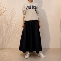 5MINDタフタフレアスカート