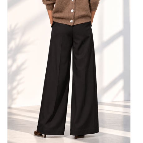 【2026年11月5日13時オーダー締切】デュアルウォーム タックワイドパンツ