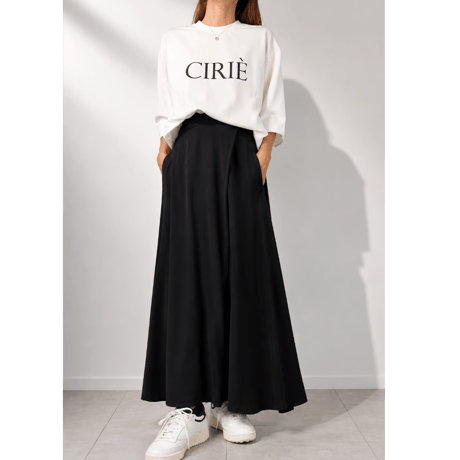 【9月14日13時オーダー〆切】    CIRIE ロゴプリントロングスリーブトップス