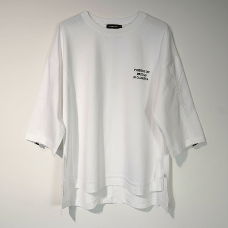 袖シャーリングデザインTシャツ