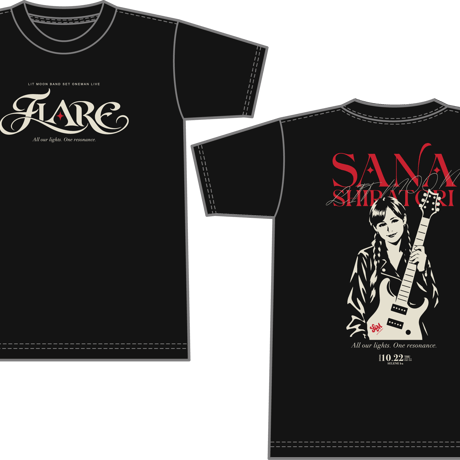 【会場受取】FLARE OSHI BANDSTYLE TS