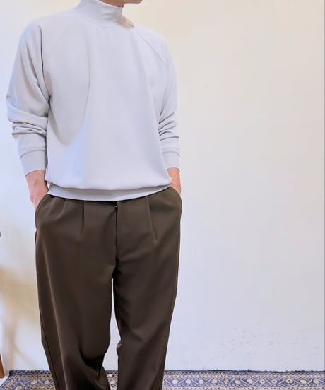 realwords ダブルニットモックネックプルオーバー 121