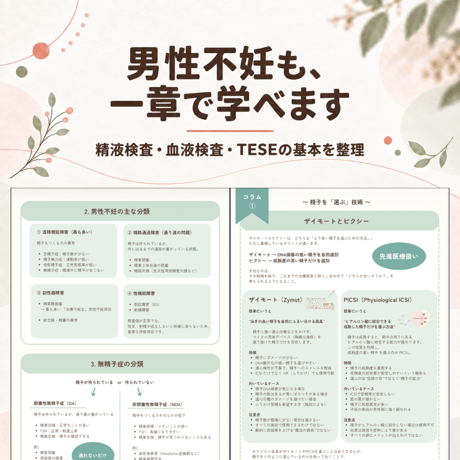 セラピストのための不妊治療の教科書｜検査・薬・採卵・移植を一冊で【PDF・全47ページ】