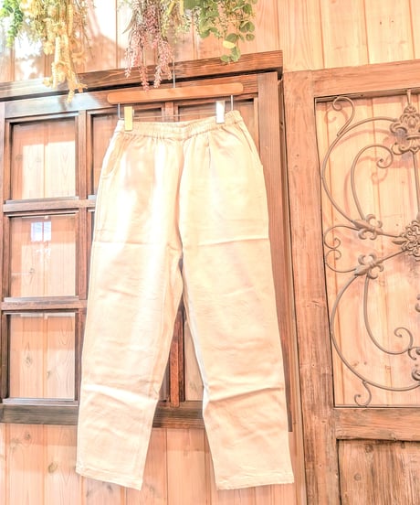 のびのびストレッチシンプルパンツ