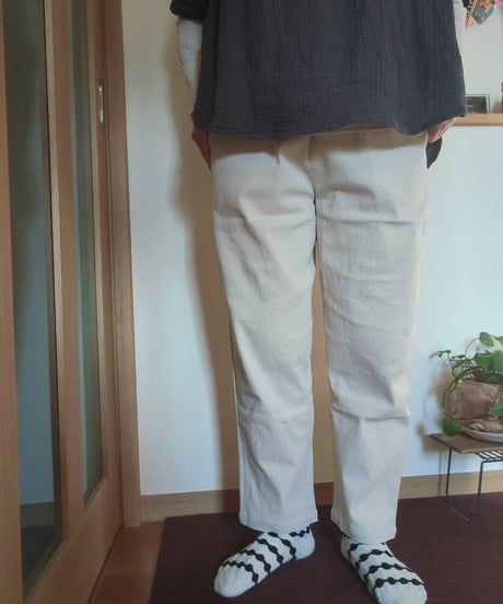 のびのびストレッチシンプルパンツ