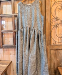 Natural ky. リネンシャンブレーワンピ