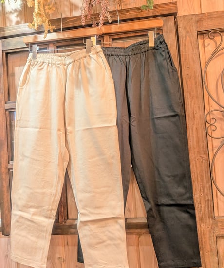のびのびストレッチシンプルパンツ