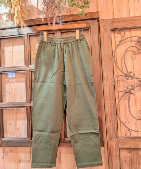 のびのびストレッチシンプルパンツ