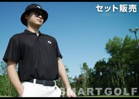 【セット】SMART GOLF オリジナル半袖シャツ・バケットハット