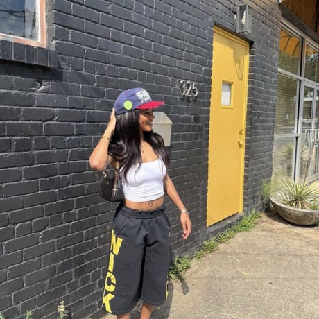 WICK SWEAT SHORTS (BLACK N YELLOW)
