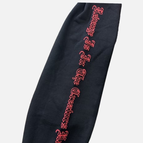 X KILL HOODIE BLACK/RED