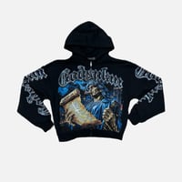 ME Hoodie - Axen Zip - Washed Black - 273