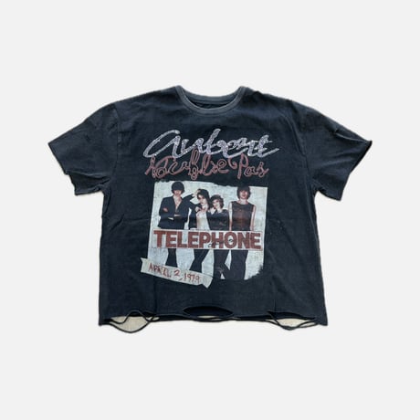 TELEPHONE TEE ：BLACK