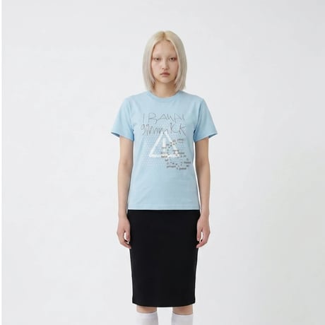 いらないギミックTシャツ（水色）