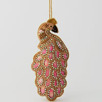 ビーズオーナメント　ピーコック／ORNAMENT BEADS PEACOCK