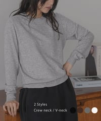 ベーシックニットプルオーバー