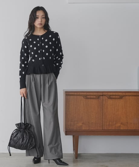 中綿キルティング巾着ショルダーバッグ
