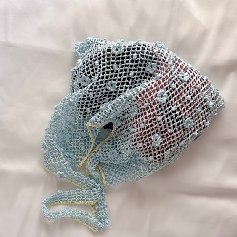 編み図のみ：Bloom Mesh Bag (ブルームメッシュバッグ) | natsuki knit.