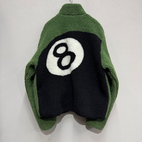 STUSSY / 8BALL SHERPA REVERSIBLE JACKET(M)