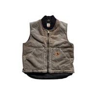 90's "carhartt" Duck Vest
