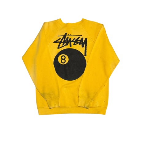 80's "Bootleg Stussy" 8Ball Raglan Sweat