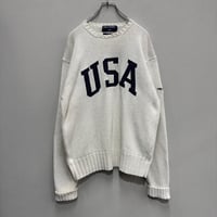 POLO SPORT(90s) / USA KNIT SWEATER(M)