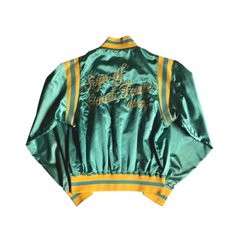 90's "Coca-Cola" Official Satin Jacket(L)