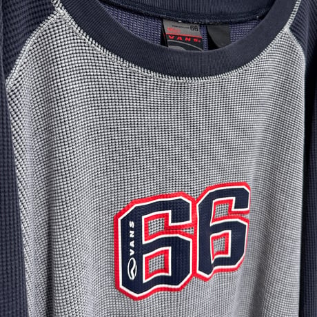 VANS(90s) / No.66 THERMAL L/S TEE(XL)
