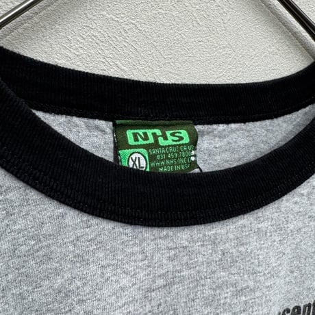 NHS(90s) / SLIDE FOR THE CURE 2002 RINGER TEE(XL) USA製