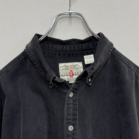 Levi's(90s) / RED TAB - BLACK DENIM SHIRT(XXL)
