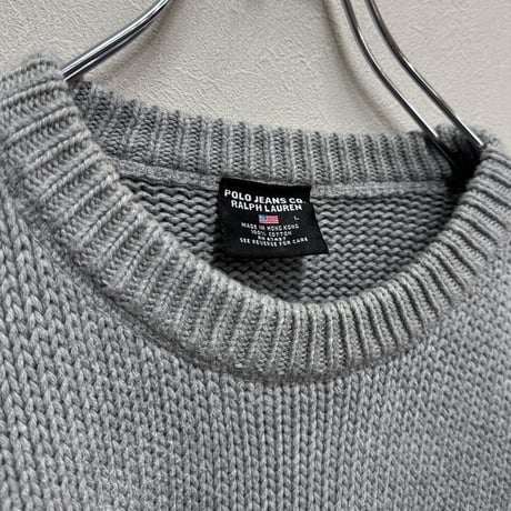POLO JEANS CO.(90-00s) / US FLAG KNIT SWEATER(L)
