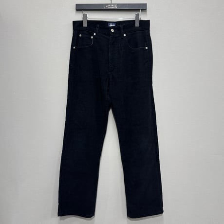 OLD STUSSY(90-00s) / BLACK CORDUROY PANTS(30) USA製