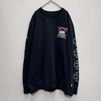 VANS × INDEPENDENT / CHECKER FLAG IRON CROSS CREW(XL)