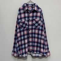 Dickies(80s) / PRINT FLANNEL SHIRT(L)
