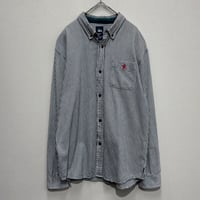STUSSY / EMBROIDERY CROWN LOGO BD SHIRT(M)