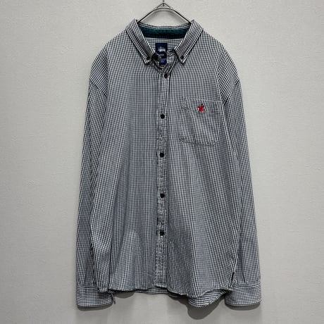 STUSSY / EMBROIDERY CROWN LOGO BD SHIRT(M)